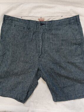 Levi's Two Horse Brand Blue Size 36 Linen/Cotton Shorts